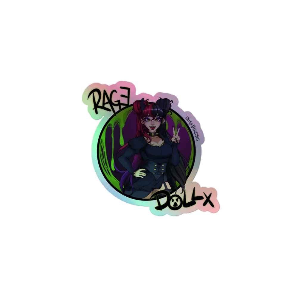 Rage Doll x Darkling - Holo Sticker product image (1)