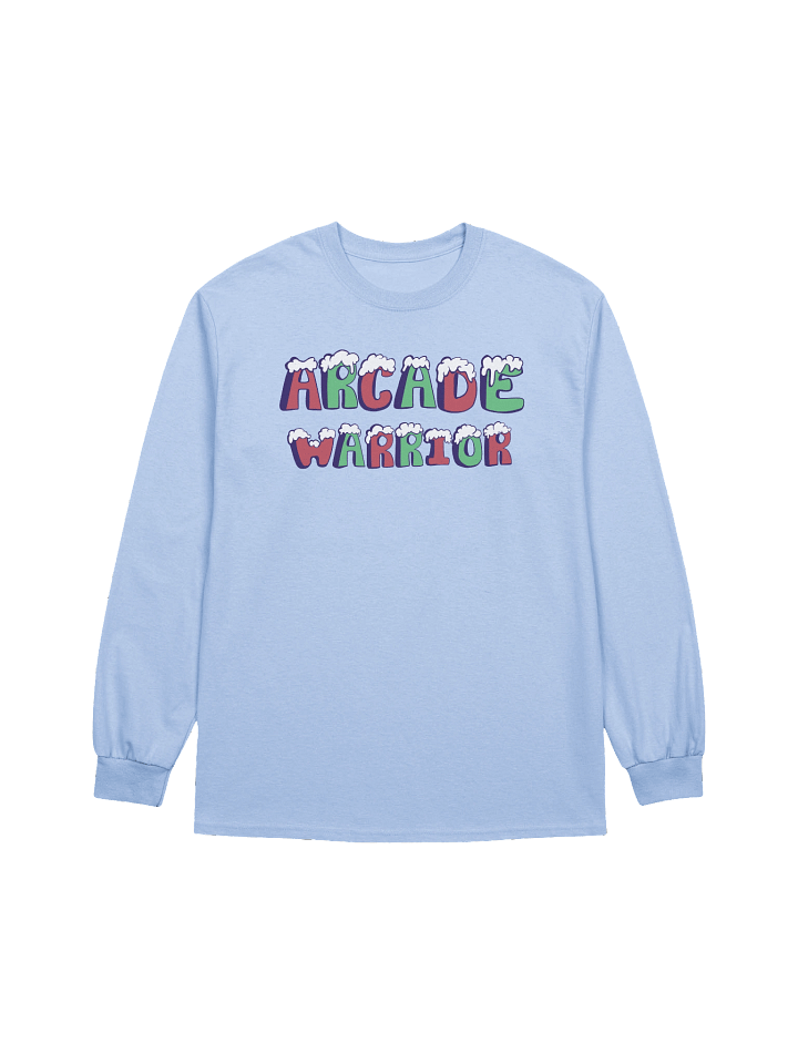 Arcade Warrior Holiday Logo Unisex Long Sleeve Shirt 2025 product image (2)