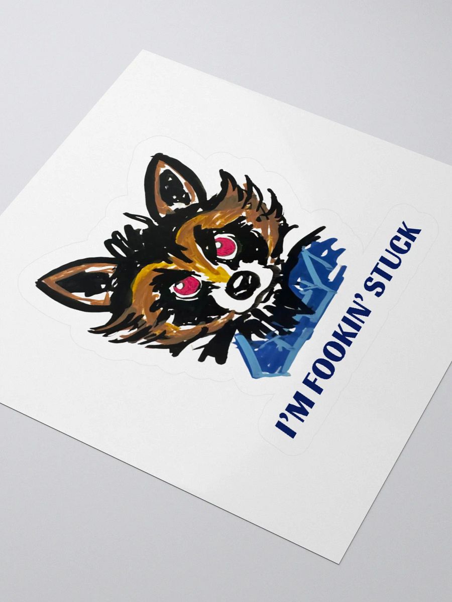 I'm Fookin' Stuck Sticker product image (9)