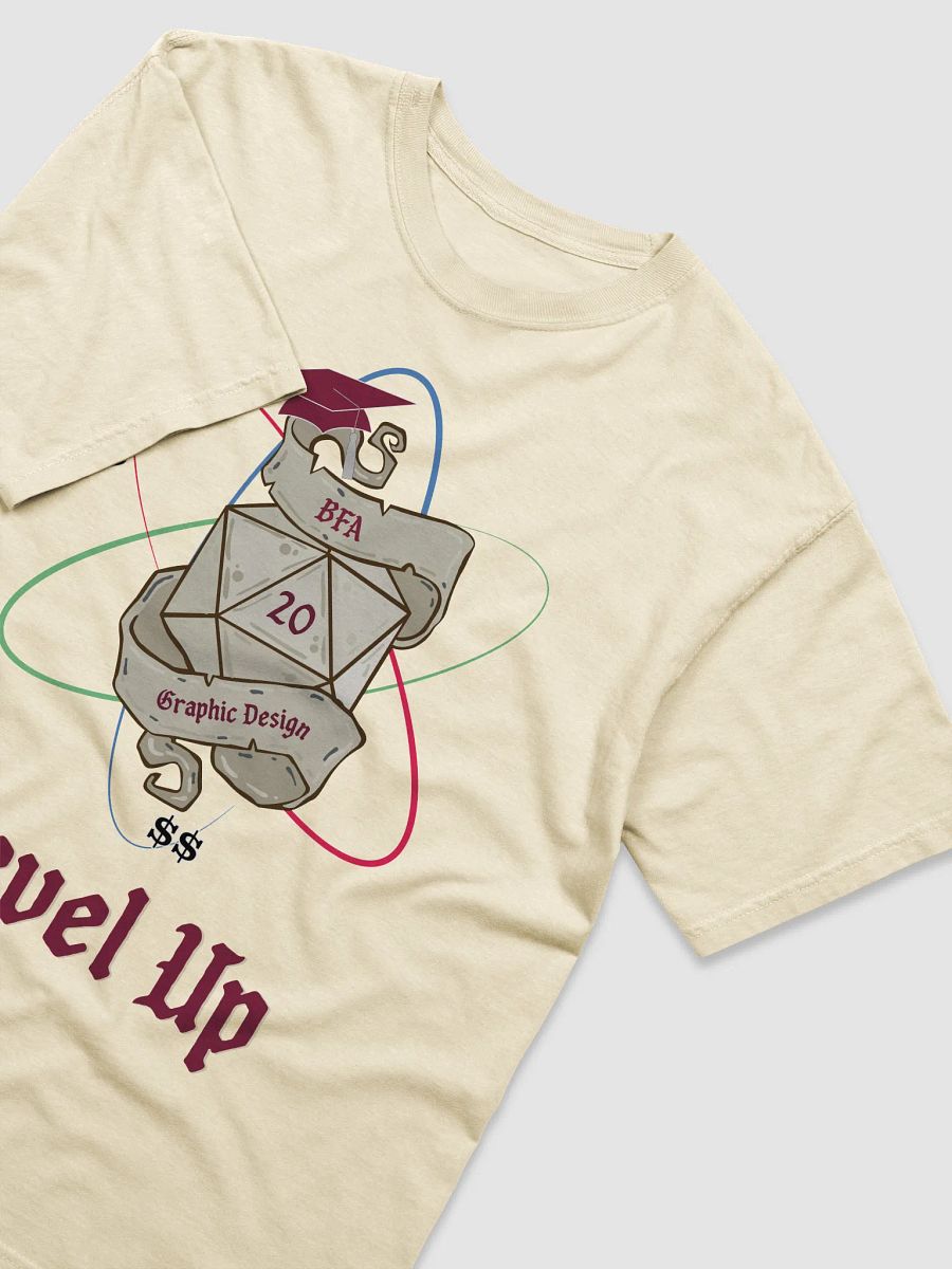 "Level Up" BFA Graphic Design Graduation T-Shirt product image (3)