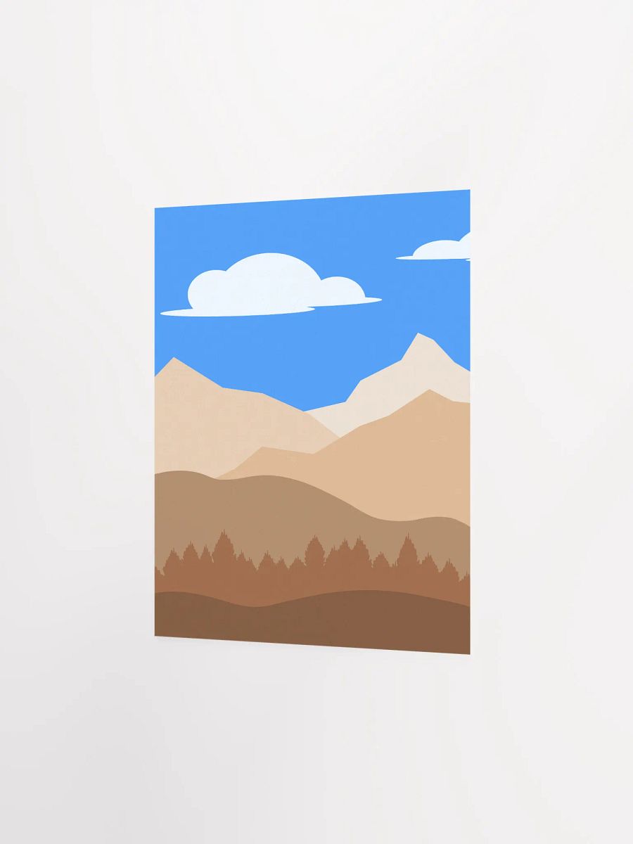 Mountain Valley Matte Paper Poster product image (10)