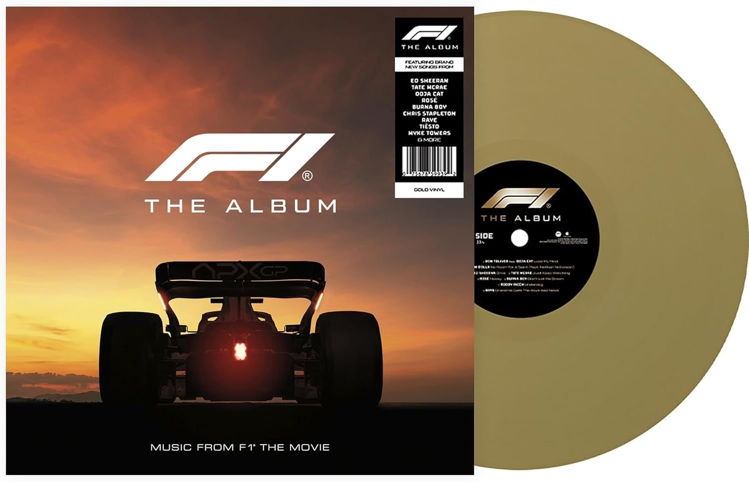 F1 The Movie, Soundtrack (Gold Vinyl) product image (1)