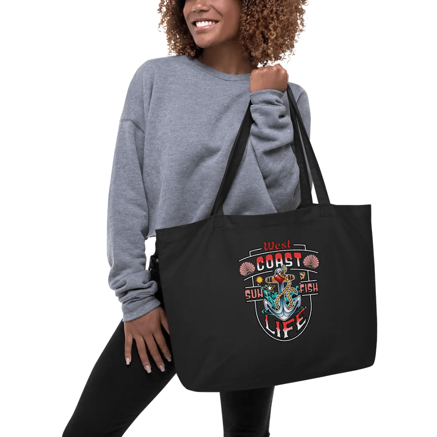 West Coast Life Emblem Tote Bag product image (3)