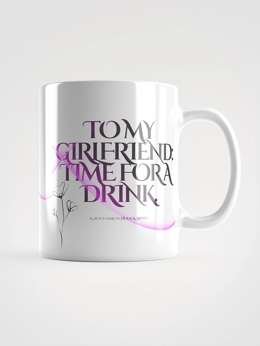 Girlfriend Time for a Drink Floral Coffee Mug product image (3)