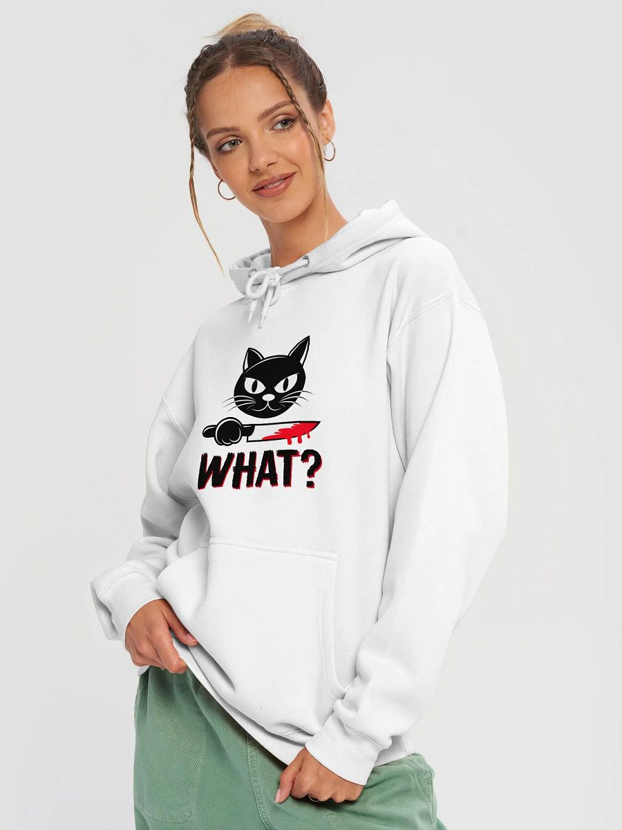 Cat What? Pullover Hoodie product image (3)