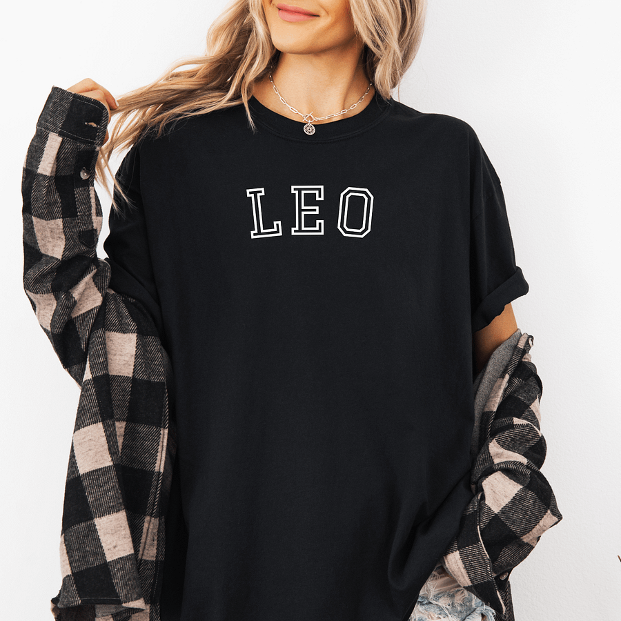 Leo Zodiac Comfort Colors Shirt product image (1)