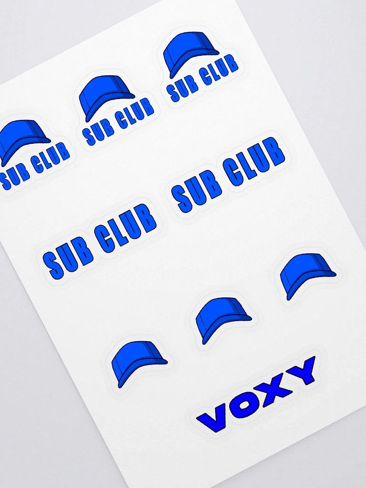 SUB CLUB Sticker Sheet product image (1)