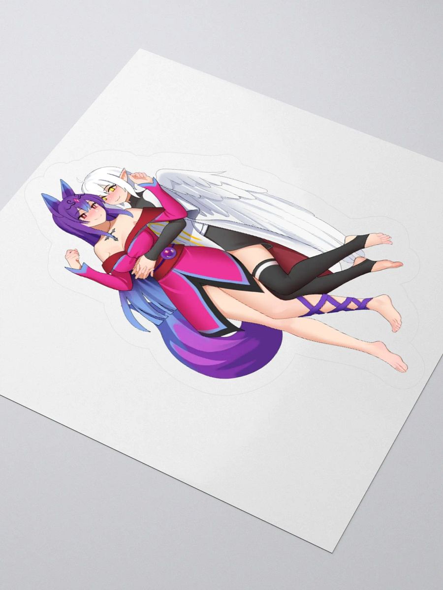 Cuddles clear sticker product image (4)