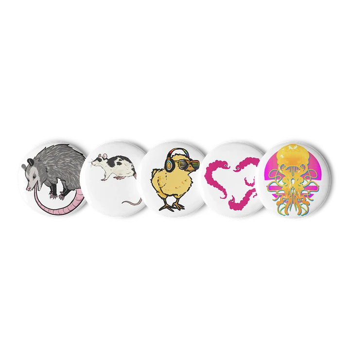 Shifty Animal badge set product image (3)