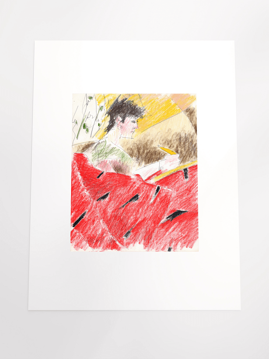 Sloy Writing (Wrapped in Mexican Blanket) 10.6.83 print product image (5)