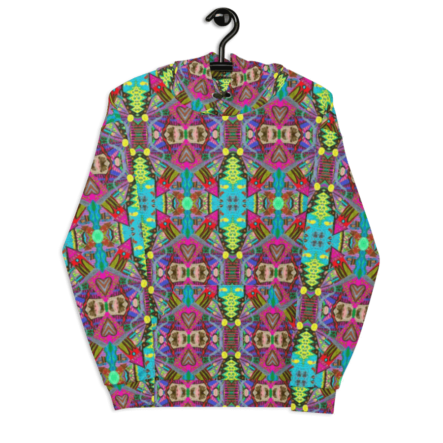 Abstract Doodle Art Tower Moment Unisex Pull Over Hoodie product image (9)