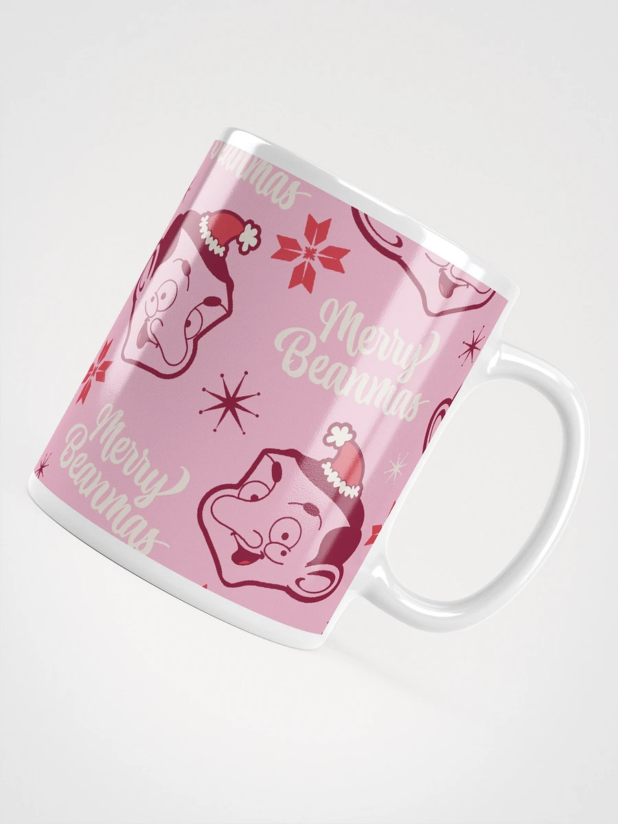 Merry Beanmas pink mug product image (4)