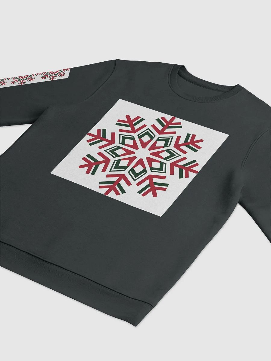 Modern Snowflake Symmetry Eco Sweatshirt product image (3)