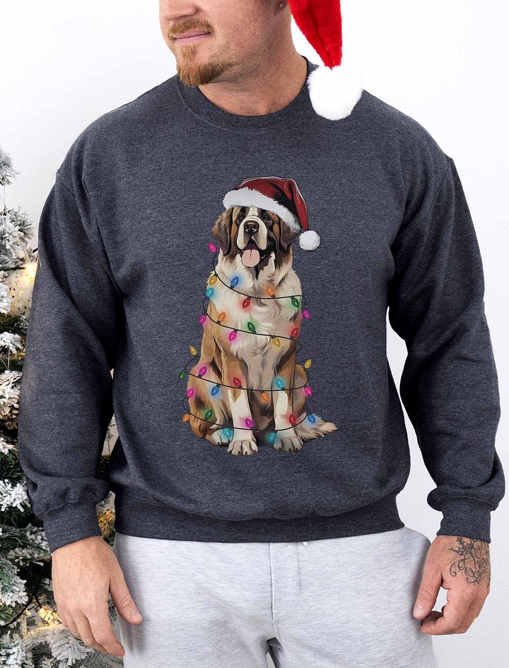 Funny Saint Bernard Christmas Sweatshirt for Saint Bernard Paw-rents product image (1)