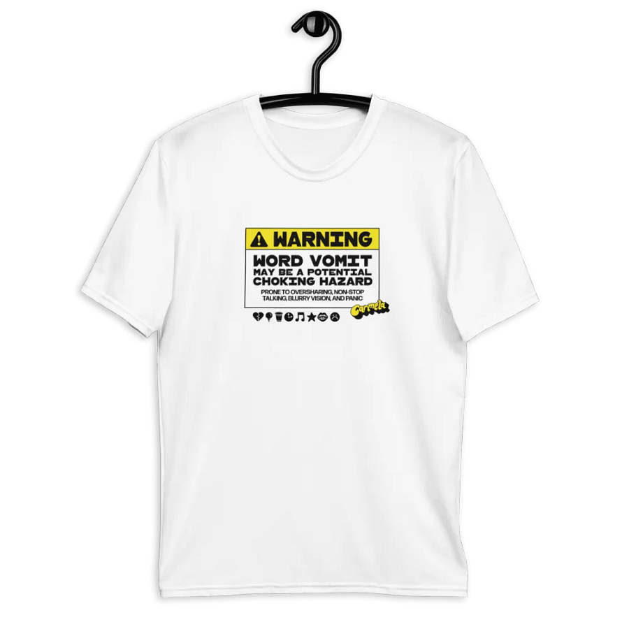 Warning! Word Vomit T-Shirt product image (2)