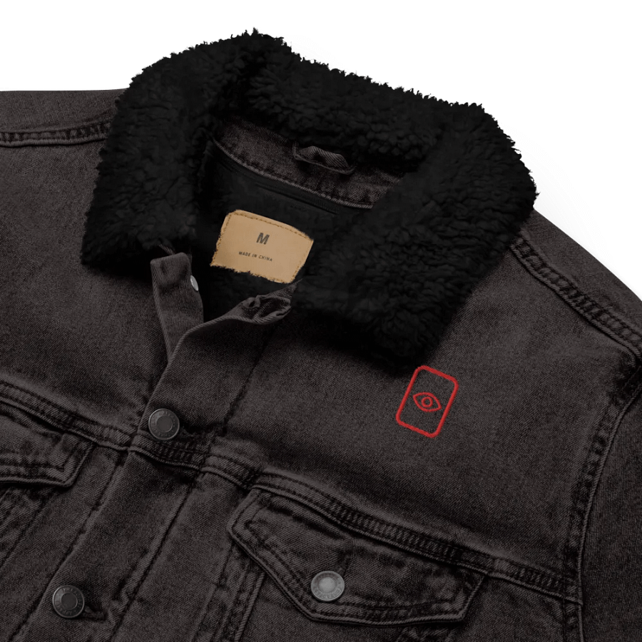 EyeSeeThru Logo Sherpa Denim Jacket product image (2)