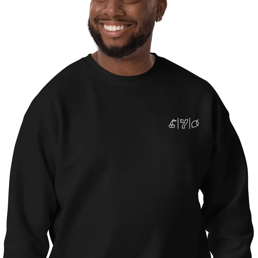 Cdog Spins Sweatshirt Embroided Black product image (6)