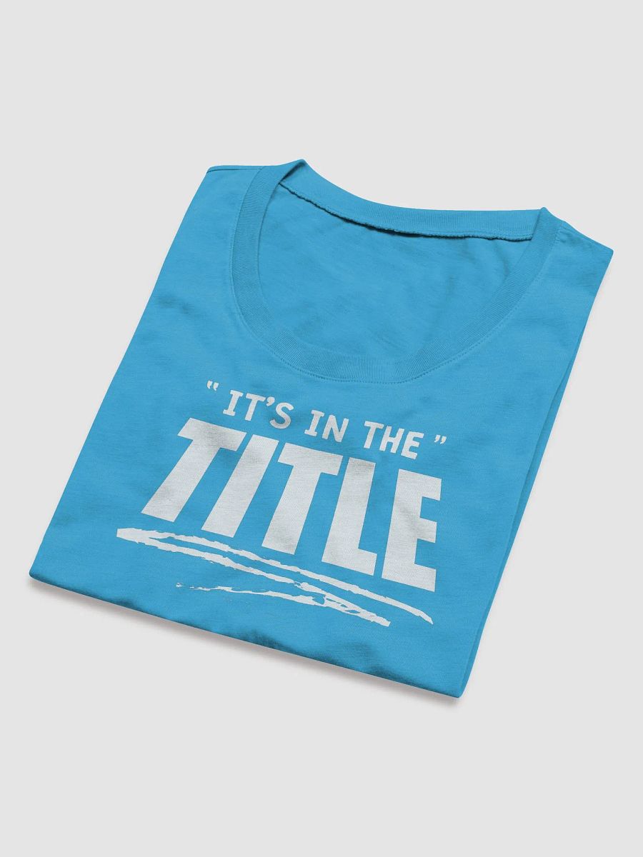 It's In The Title Ladies Triblend T-Shirt product image (34)