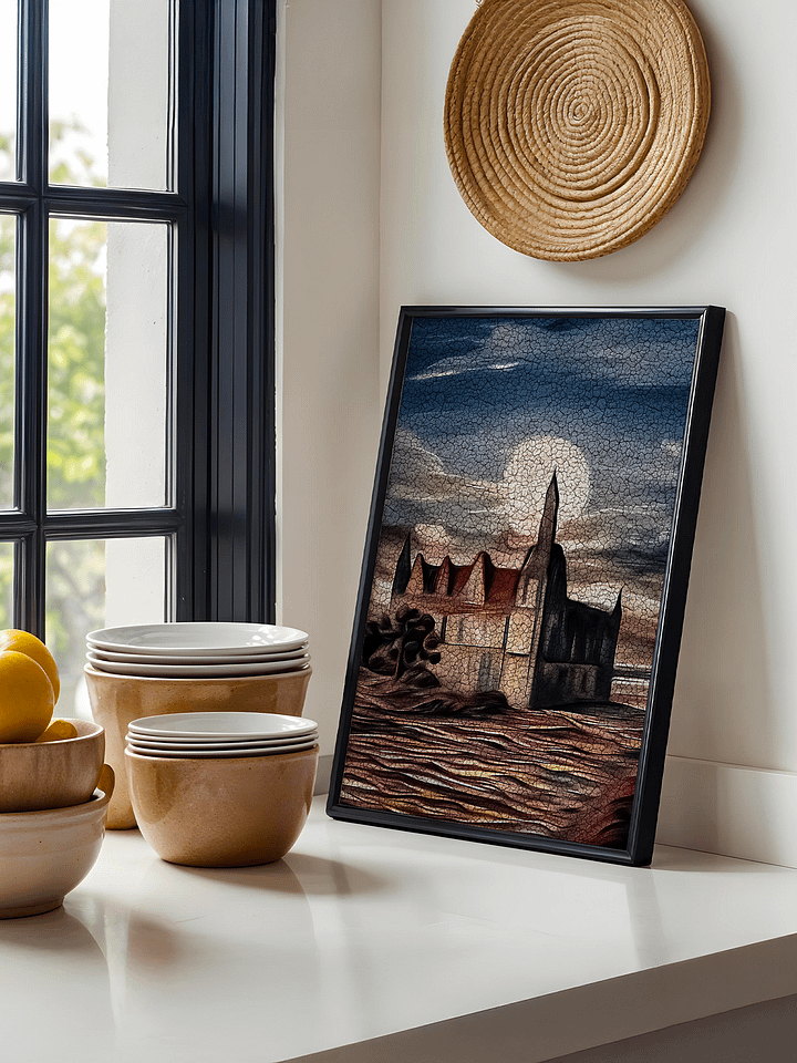 Kronborg castle - Oil painting - Portrait product image (2)