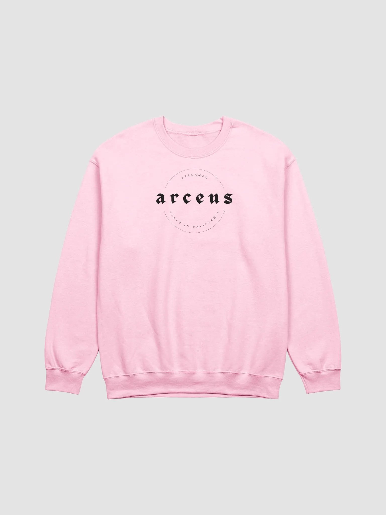 arc logo pink crewneck product image (1)