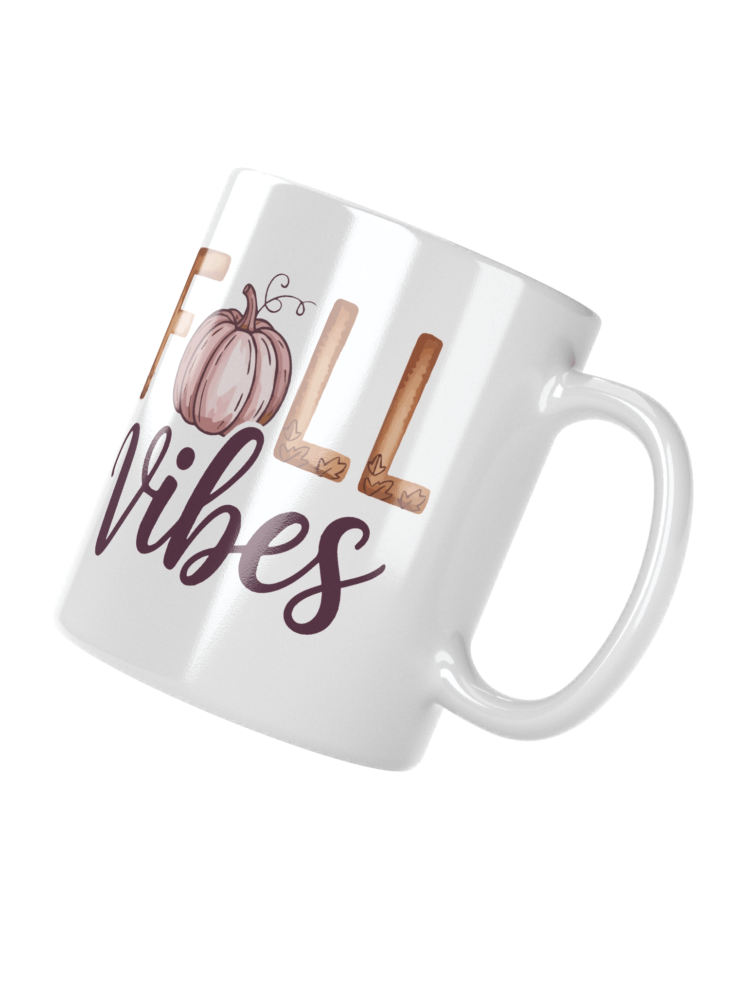 Fall Vibes White Glossy Mug product image (8)