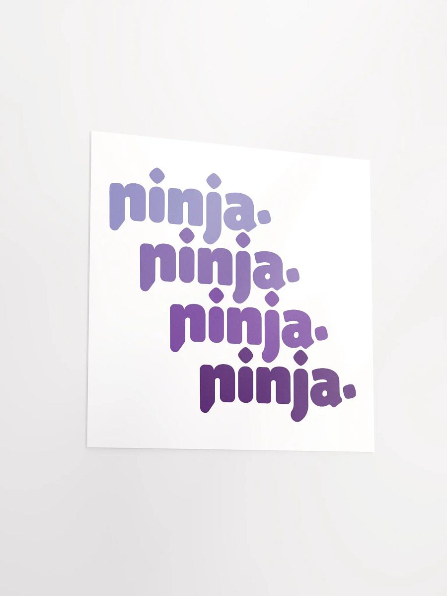 Purple Quad Ninja Poster product image (3)