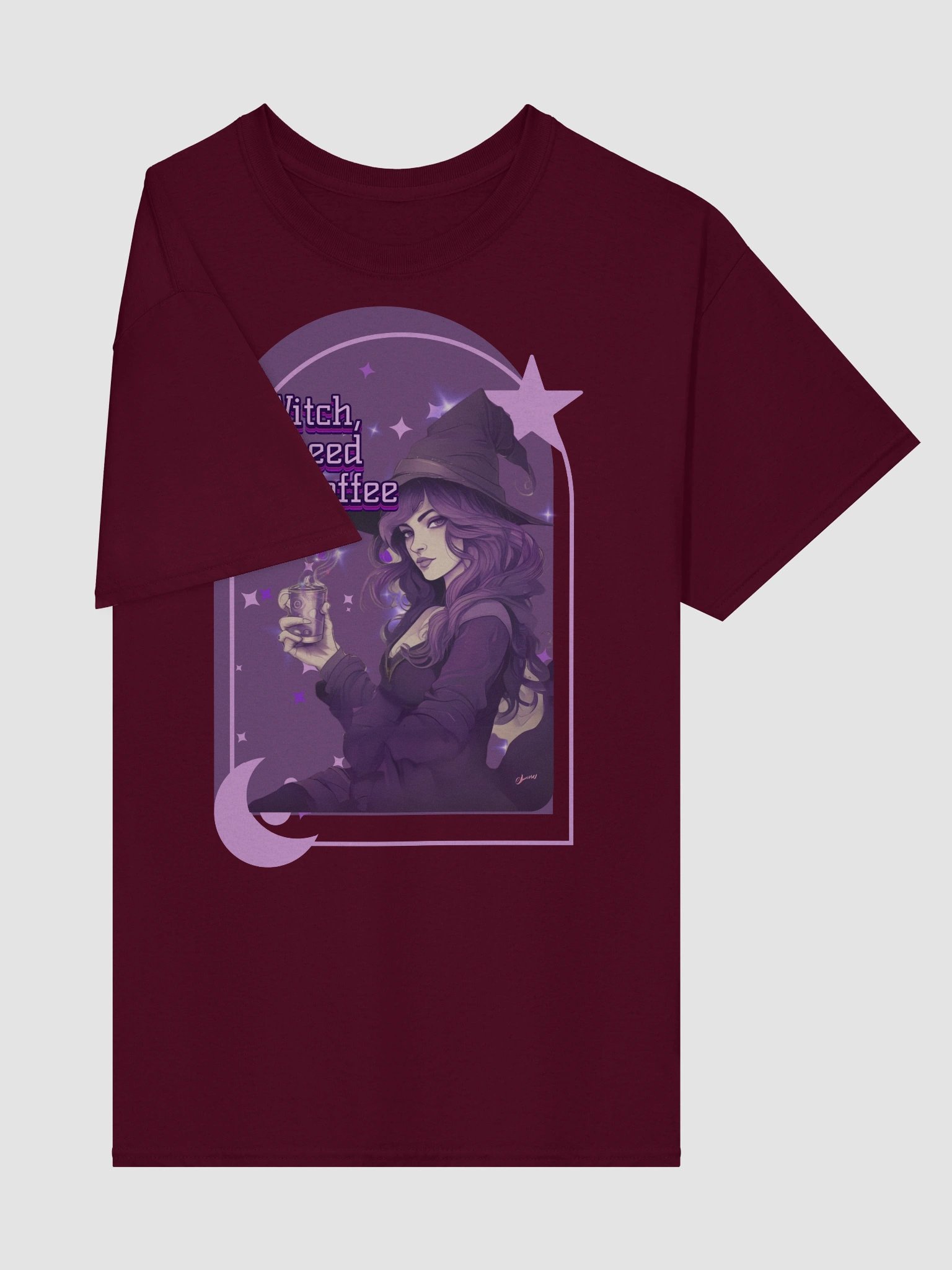 Mystical Witch's Coffee heavy weight Tee product image (40)