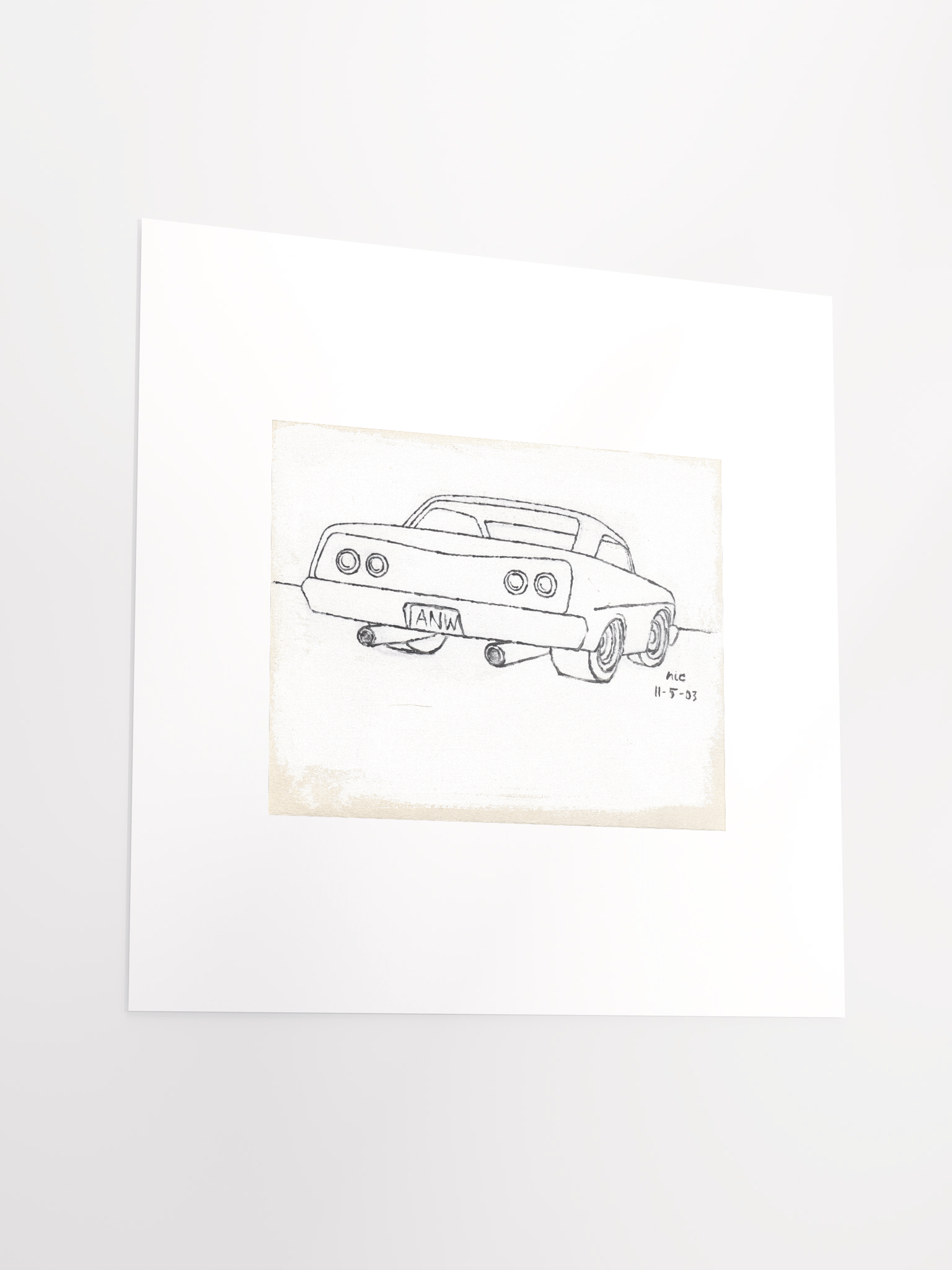 White Car #1 Print product image (4)