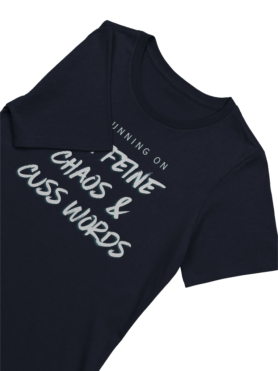 Caffeine Chaos & Cuss Words Relaxed Tee product image (3)