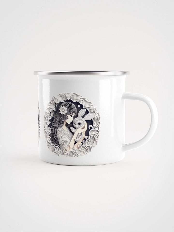 Floral Fantasy Enamel Mug product image (1)