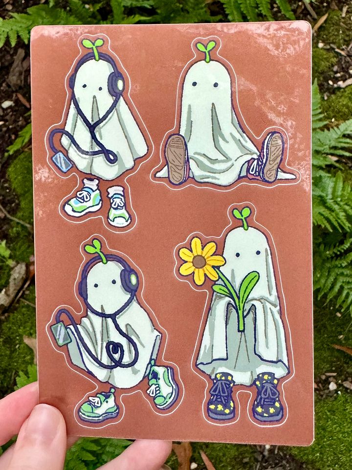 October 24' Ghosties Sticker Sheet product image (1)