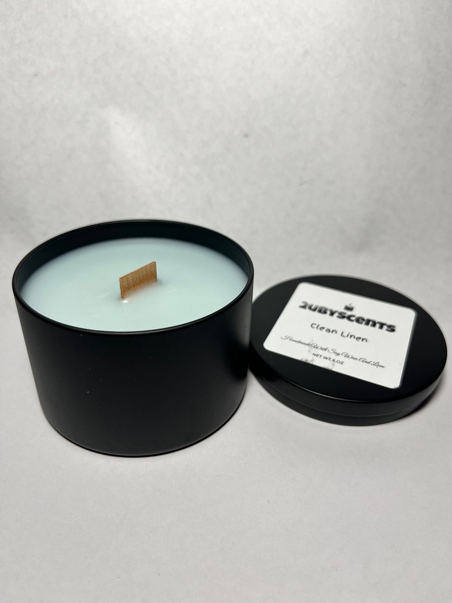 Clean Linen Scented 8. oz Candles product image (3)