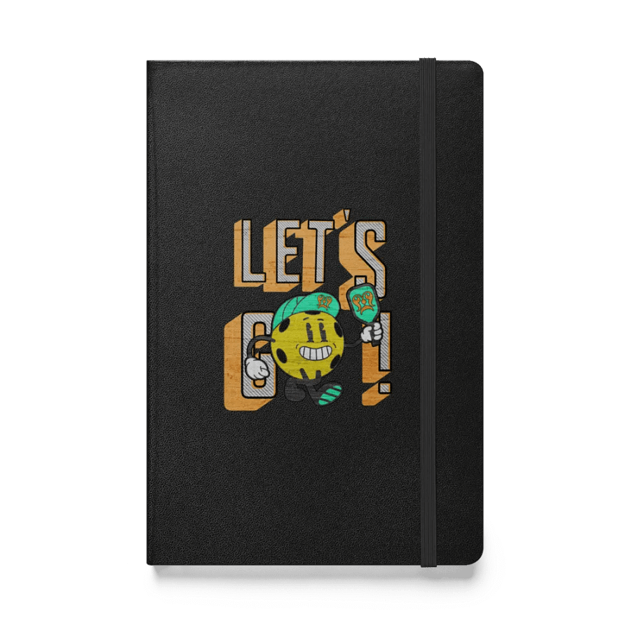 Lets Go Pickleball Hardcover Notebook product image (1)