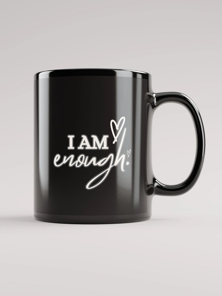 I Am Enough Mug (Black) product image (2)