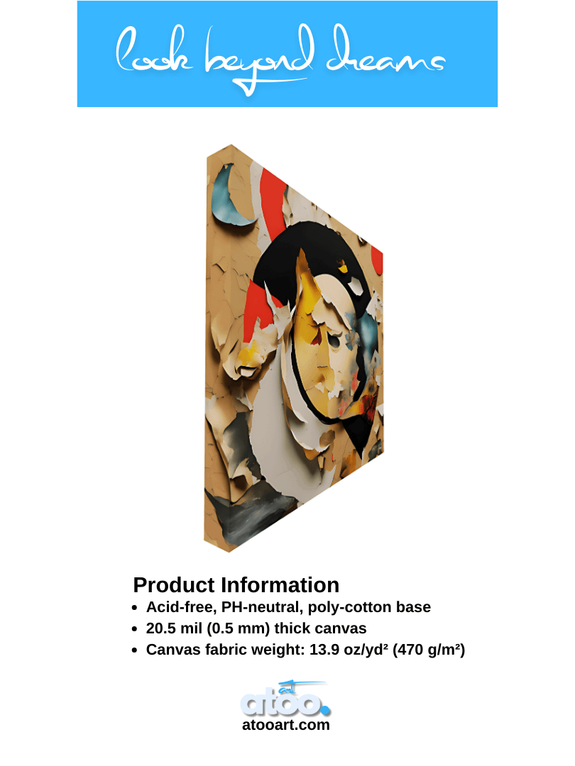 Paper Collection | Between Reality and Imagination-2 | Canvas Art Painting product image (7)