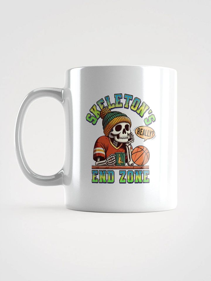 Skeletons End Zone Basketball Thoughts Mug product image (1)