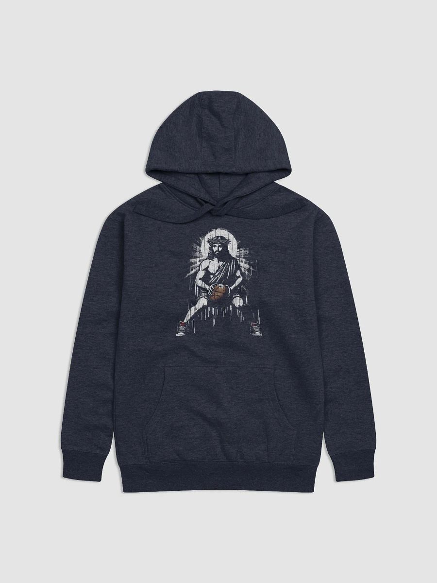 Jesus plays basketball Unisex Premium Hoodie product image (2)
