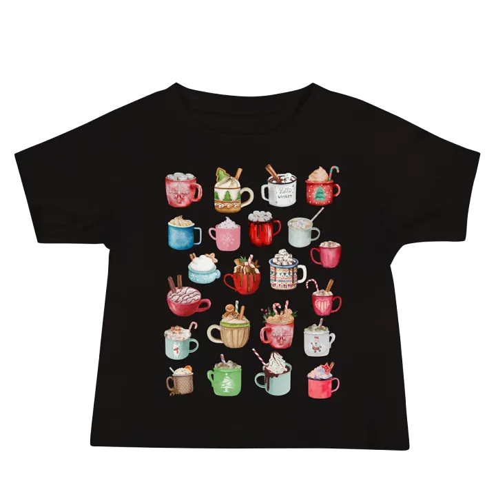 Hot Cocoa Collage Winter Baby T-Shirt product image (1)