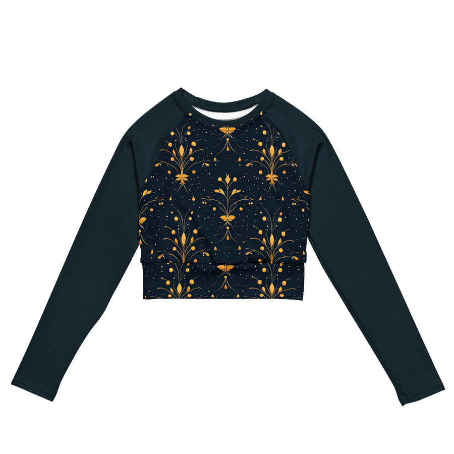 Dhyana - Crop Top Long Sleeve - Blue product image (2)