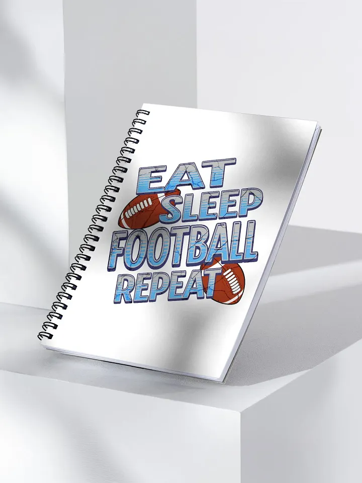 Eat Sleep Football Repeat Dreams Spiral Notebook product image (2)