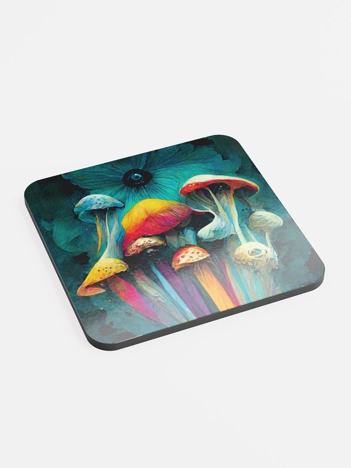 Vibrant Mushroom Medley Coaster Set product image (2)
