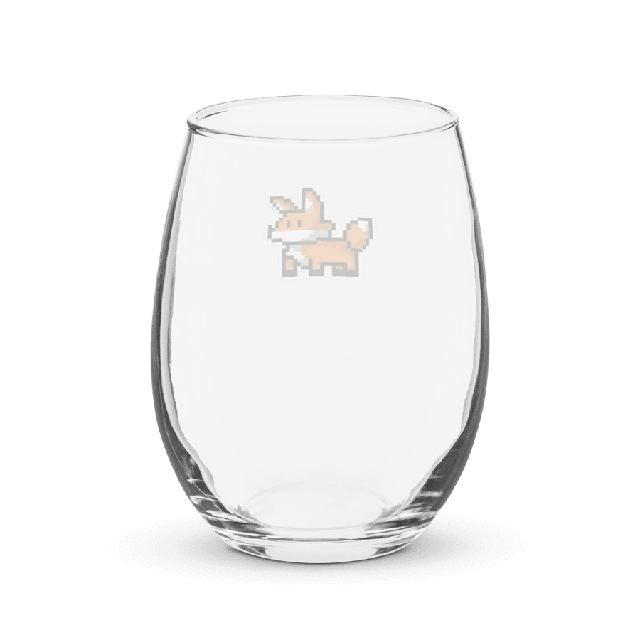 Foxy Pixel Party Stemless Wine Glass product image (2)