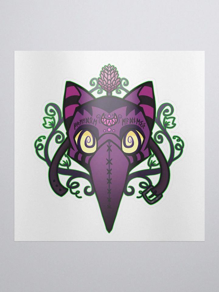 Cult of the Grinner Sticker - Yellow Eyes product image (1)