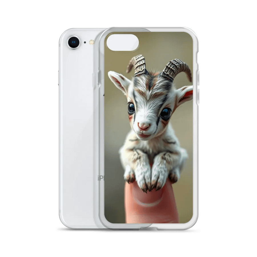 Tiny Mountain Goat On a Fingertip iPhone® Case product image (51)