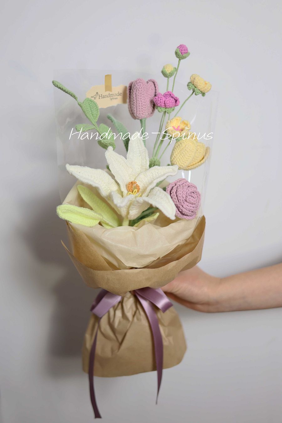Spring Flower Dance Crochet Knit Bouquet product image (4)