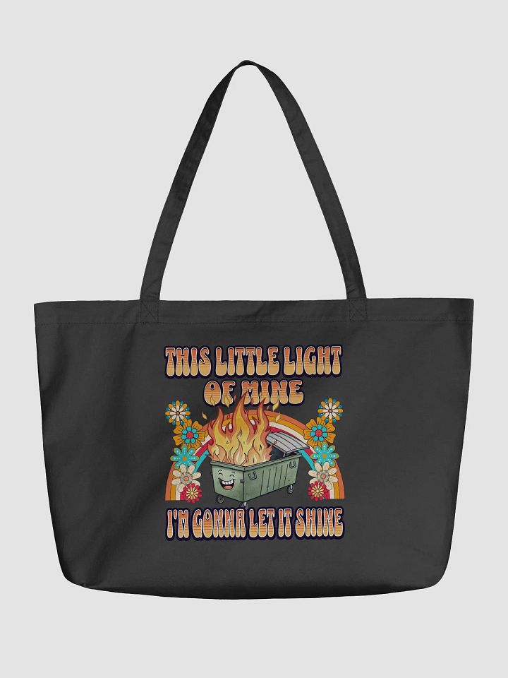 This Little Light Of Mine Flaming Dumpster Fantasy Tote product image (2)