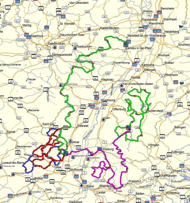 BLACK FOREST & VOSGES - 5 Days, 2000 km, Tour Book & GPX Data product image (2)