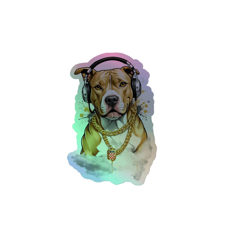 Pit Bull Groove Holographic Sticker Pack product image (2)
