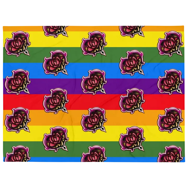 Zagarose Rainbow Throw Blanket product image (1)