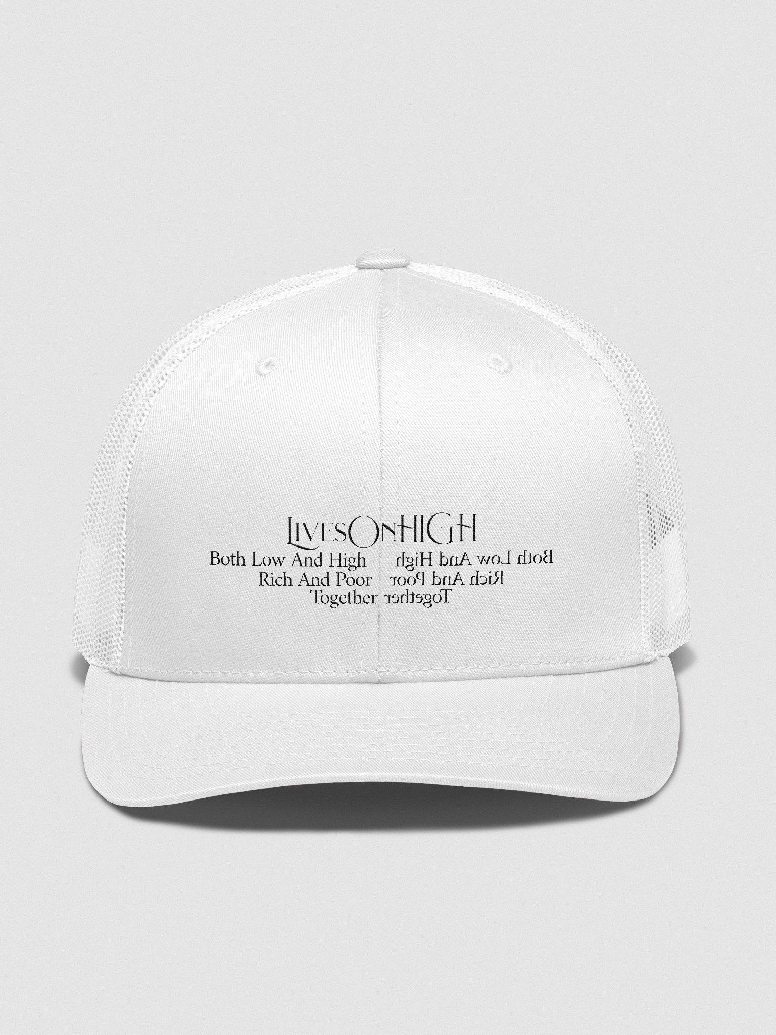 The Lives On HIGH | Original | Trucker Hat | Black product image (1)